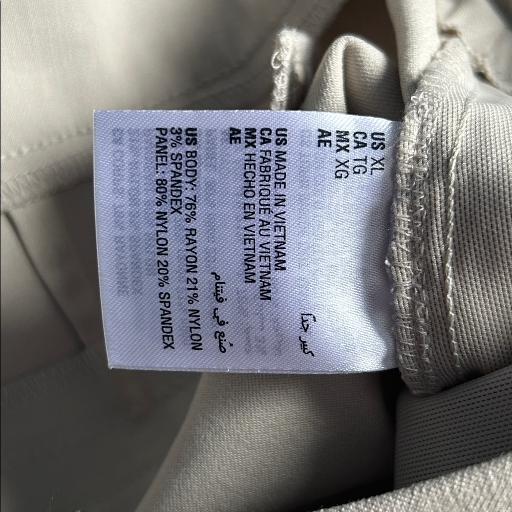 JM Collection Beige Pull-On Ankle Pants - Picture 6 of 6